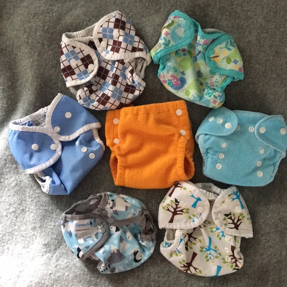 NB & Small Cloth Diaper Covers (Assorted Brands)